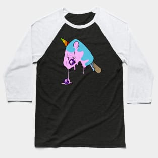 Melting Unicorn Baseball T-Shirt